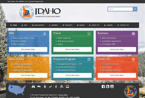 idaho dept of transportation website.